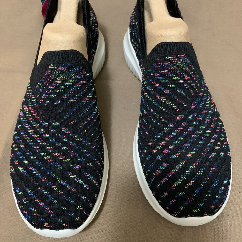 Skechers Ultra Flex Sky's the Limit Black/Multi Women's size 8.5 sneakers